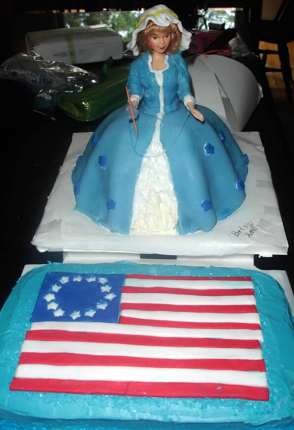 Betsy Ross cake